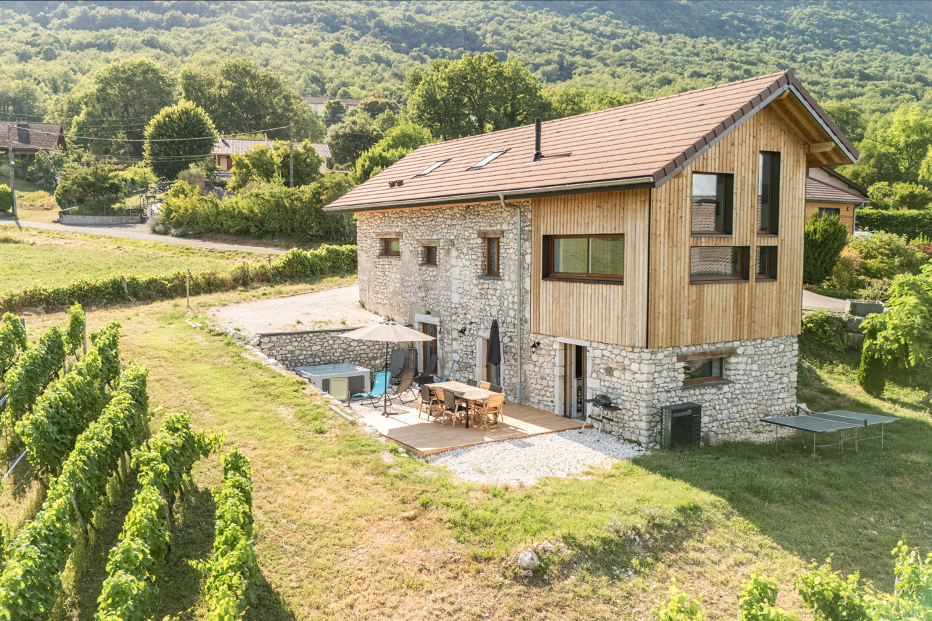 gîte coeur de vigne Bugey